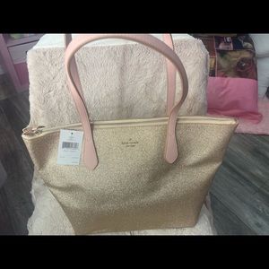 Kate Spade Rose gold Joeley tote